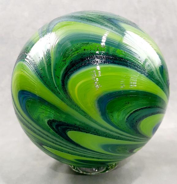 #02012606 Glass Float SeaHawks colors 6.5'' $80.00