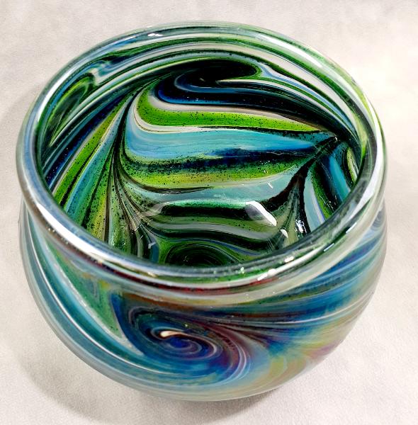 #10262631 Bowl  Starry Night design 4.75''HX5.75''W $125.00