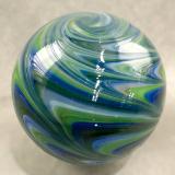 #02012603 Glass Float SeaHawks colors 6'' $80.00