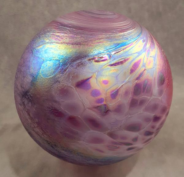 #12042502 XLG float 7.68'' purple aurora Iridised $125.00