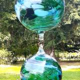 #07042509 Four Hanging Ball Sculpture Lg-6.75'' Med-6'' Sm-4.75'' Xsm-3.5'' 32'' Long $250.00
