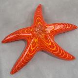 #05 #01102621 Starfish orange with wall hanger 6.75'' $85.00