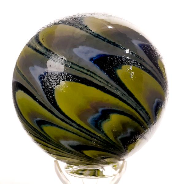 #02012608 Glass Float SeaHawks colors 6.5'' $80.00