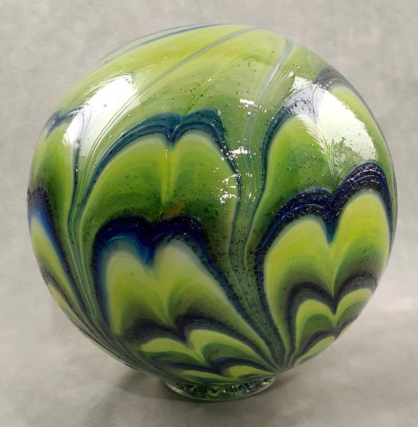 #02012607 Glass Float SeaHawks colors 6.5'' $80.00