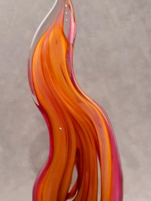 #11242511 Solid Sculpture 12''HX4''WX1.75D Flame design $150.00 #11242511 Solid Sculpture 12''HX4''WX1.75D Flame design $150.00
