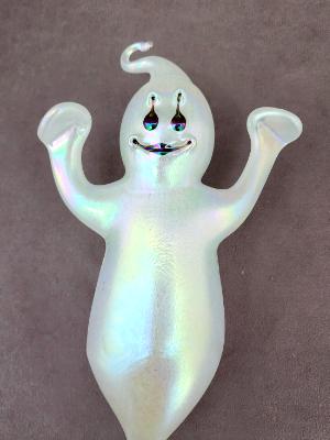 #09252305 GLOW IN THE DARK wall hanging ghost 9''Hx5''W $150