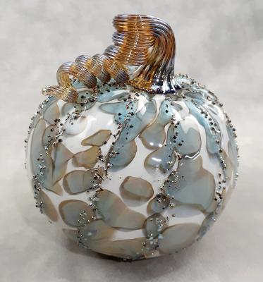 #09222535 Pumpkin Lg 5'' to 6'' Silvered $65.00 #09222535 Pumpkin Lg 5'' to 6'' Silvered $65.00