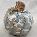 #09222535 Pumpkin Lg 5'' to 6'' Silvered $65.00