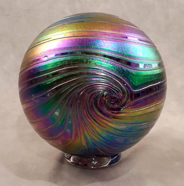 #01102611 Med Float black heart design   5.5'' $80.00