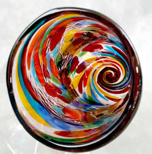 #10012518 drinking Glass confetti colors 4.75''HX3''W $70.00