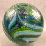 #10262619 glass float Starry Night design 6'' $80.00