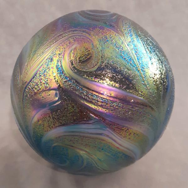 #07302505 Med Float 6'' Starry Night Design Iridised  $80.00
