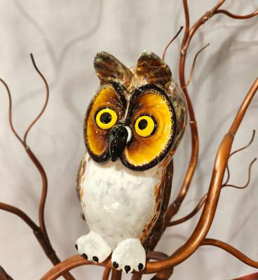 #05262308 Owl on Madrone garden or wall mount 32''HX43''WX14''D $1500.00 