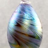 #01072612 Icicle Ornament Purple colors Iridised 8.25''LX3''W $65.00