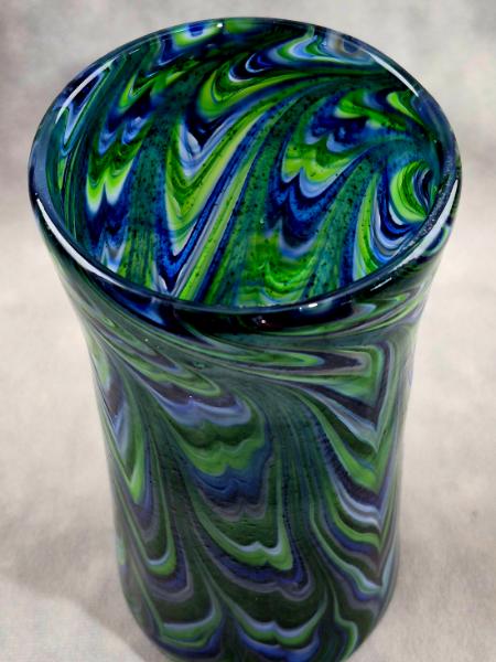 #02062607 drinking glass SeaHawk colors 7.18H''X3.25''W 22oz $80.00