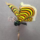 #04282211 butterfly on rod 8''Hx5.5''Wx7''L $140