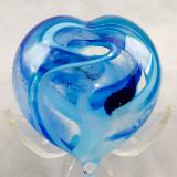 #10242514 Heart solid Glass Glow in Dark 3'' X 3.18''  $85.00