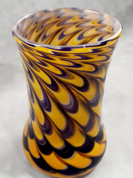 #01072605 Drinking glass UW colors 6''HX3.5''W $80.00 (2)