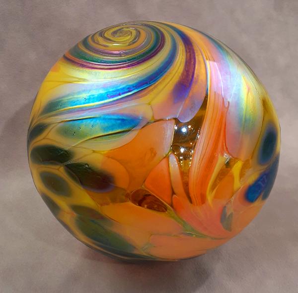 #10262601 glass float 6'' Iridised $65.00