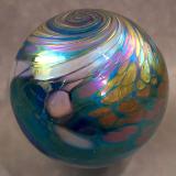 #10262606 glass float 6'' Iridised $65.00