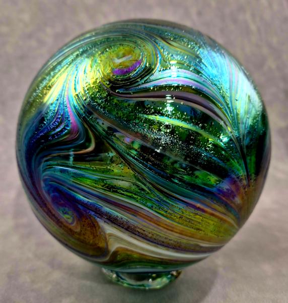 #03092609 Starry Night design 6.75'' Iridised $80.00