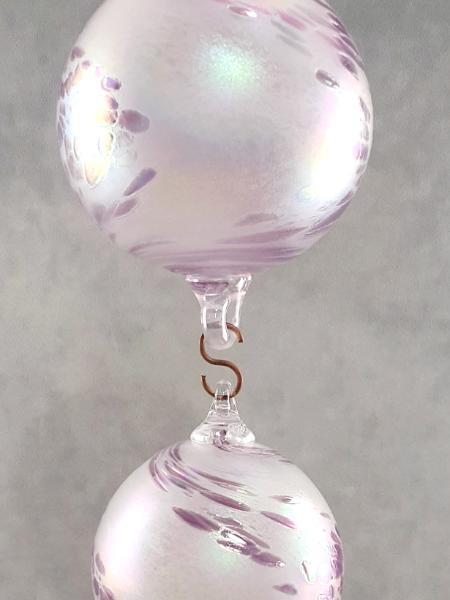 #11102503 Three Hanging Ball sculpture Glows in the Dark MED-5.25'' SM-4.5'' XSM-3.5'' 20'' Long $190.00