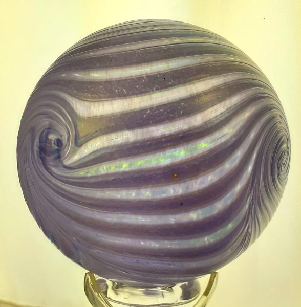 #01102615 Med Float purple heart design   5.75'' $80.00