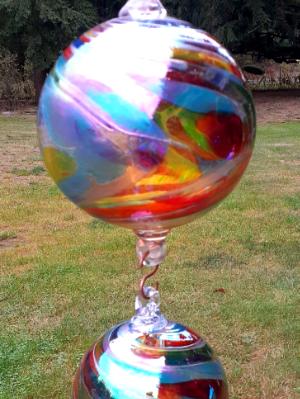 #10102501 Three ball hanging sculpture LG-5.5''  Med-4.5'' Sm-3.5''  Long-20'' $170.00