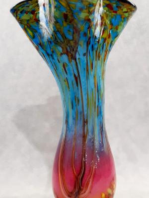 #10012503 Fall Sunset Tree Vase 12''HX6.25''WX3.5''B $200.00