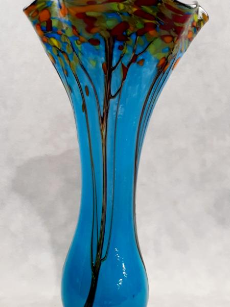 #894 #10012502 Fall Tree Vase 12.25''HX6.25''WX3.75''B $200.00