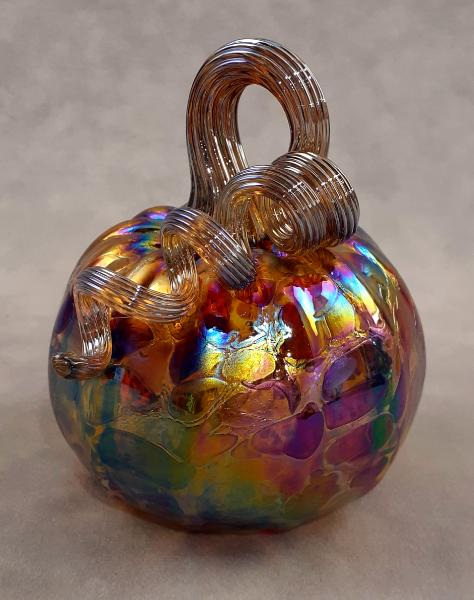 #09222502 Pumpkin Sm 3'' to 4'' Iridised $45.00