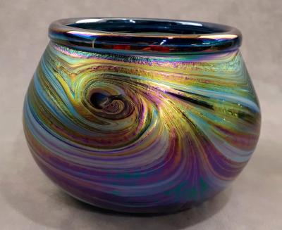 #10262630 Bowl  Starry Night design 4.25''HX5.75''W $125.00