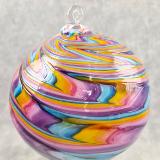 #05282607 LG Ornament Rainbow Feather Wave 7.5'' $125.00