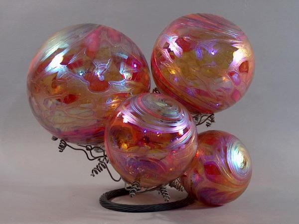 Aurora /copper / amber, Fumed