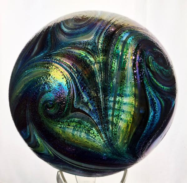 #03092610 Starry Night design 6.75'' Iridised $80.00