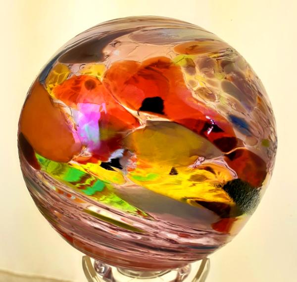 #01102607 Med Float Confetti design 5.75'' $65.00