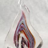 #11172502 Solid Glass Sculpture Glows in the Dark 7.25''HX4.75''WX2.75''D $150.00