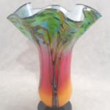 #05272502 Sunset Tree Vase 11.5''HX8''WX4''B $275.00