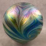 #10262617 glass float Starry Night design 6'' Iridised $80.00