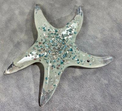 #02252606 Starfish Glows in the dark 6.25'' W Iridised  $100.00