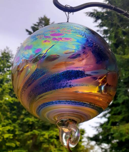 #06192502 3-Hanging Ball Sculpture UW Colors LG-7'' Med-5.75'' Sm-4.5'' 23.5''Long $180.00