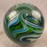 #10262618 glass float Starry Night design 6.25'' $80.00