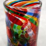 #10012518 drinking Glass confetti colors 4.75''HX3''W $70.00