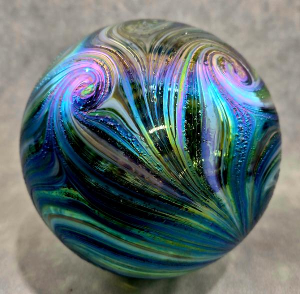 #03032610 Starry Night Design 6.25'' Iridised $80.00