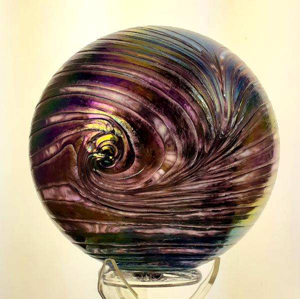 #01102611 Med Float black heart design   5.5'' $80.00