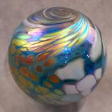 #10262607 glass float 6'' Iridised $65.00