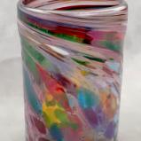 #10012521 drinking Glass confetti colors 5''HX3''W $70.00
