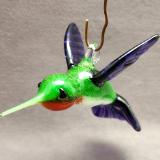 #03082413 hummingbird hanging 3''Hx3''Wx6''L $135