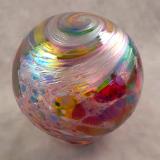 #08042514 Med Float Iridised Confetti Design 5.25'' $60.00