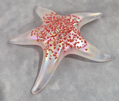 #02 #03092617 Starfsh Glow in the dark 6.75'' Iridised $100.00